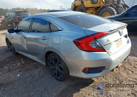 2019 Honda Civic Sport из США, поврежденный, VIN 19XFC2F88KE031114